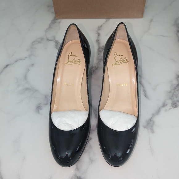 Christian Louboutin Simple Pump 70mm Black Patent Calf - Size 36.5 - Picture 9 of 15